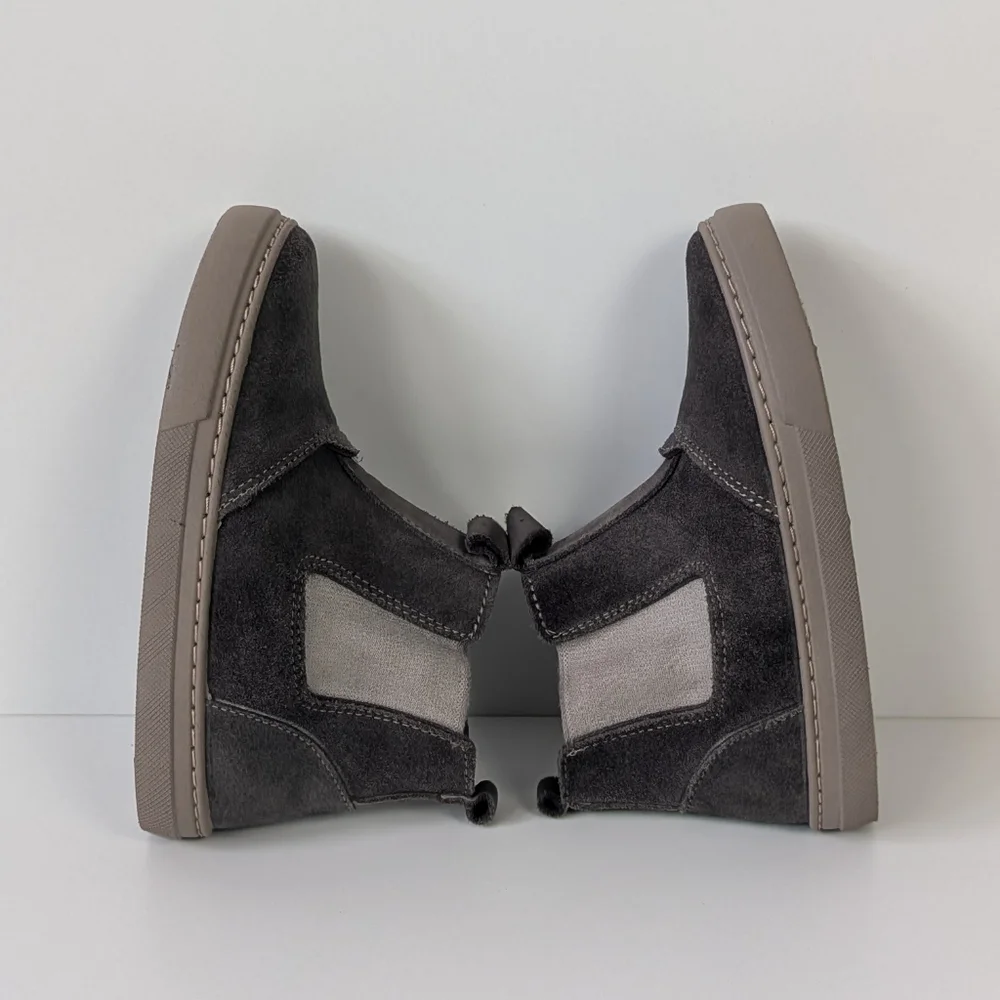 Cienta Kids Gray Suede Chucca Boots 13